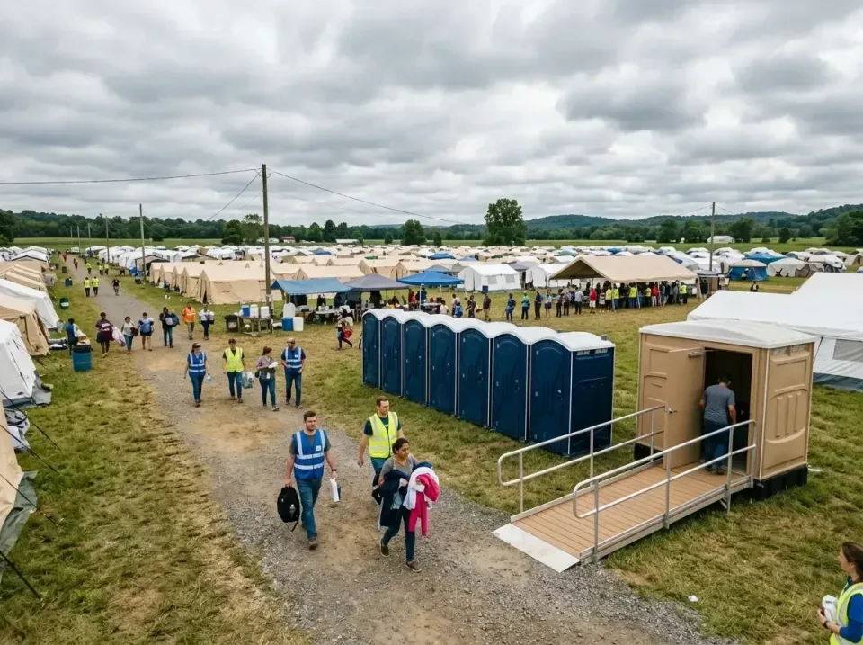 disaster-relief-camp-restrooms-010 — frequently asked questions, Dumpster & Portable Bathrooms Rental in Tracy City, TN